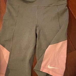 Nike gray and light pink Nike shorts